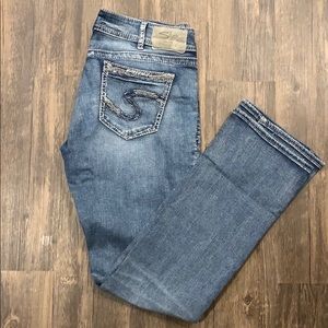 Women’s Silver Suki Jeans.